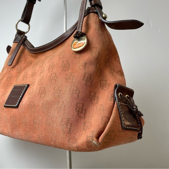 DOONEY & Bourke Signature Monogram Single Strap Shoulder Bag - Picture 3 of 15
